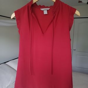 H&M Red Blouse - Small/US 0